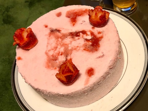 苺のムースケーキ 直径18cm レシピ 作り方 By うたっちゃむ 楽天レシピ